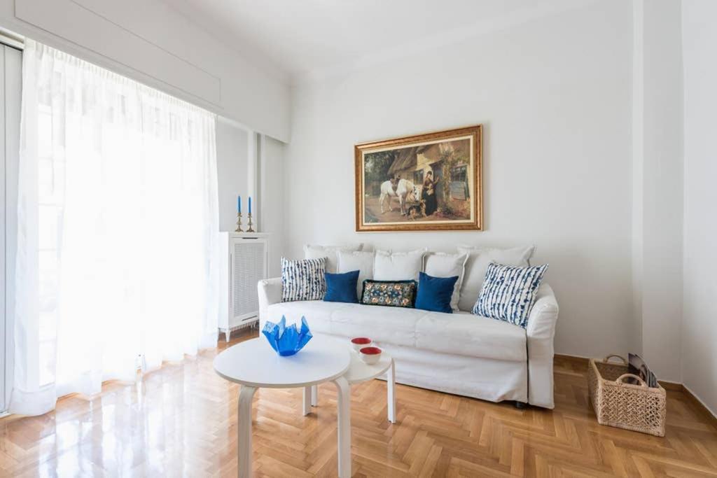 New! Bright & Remodeled 1Bed Apt 2Min Walk To Acropolis Athen Eksteriør billede